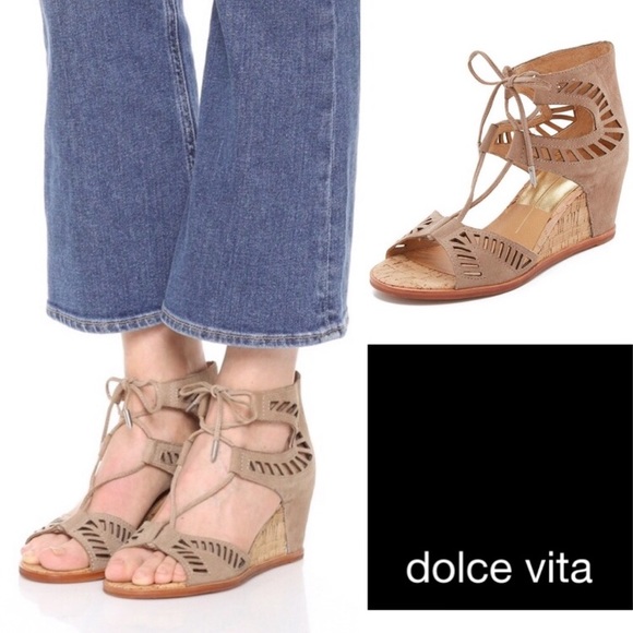 Dolce Vita Shoes - Dolce Vita Linsey embossed cork wedges sz 10